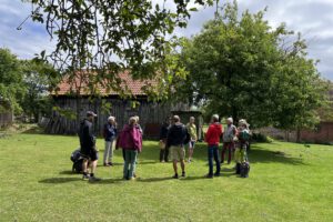 Menschen stehen im Kreis auf einer Wiese, Rund ums WandelGut