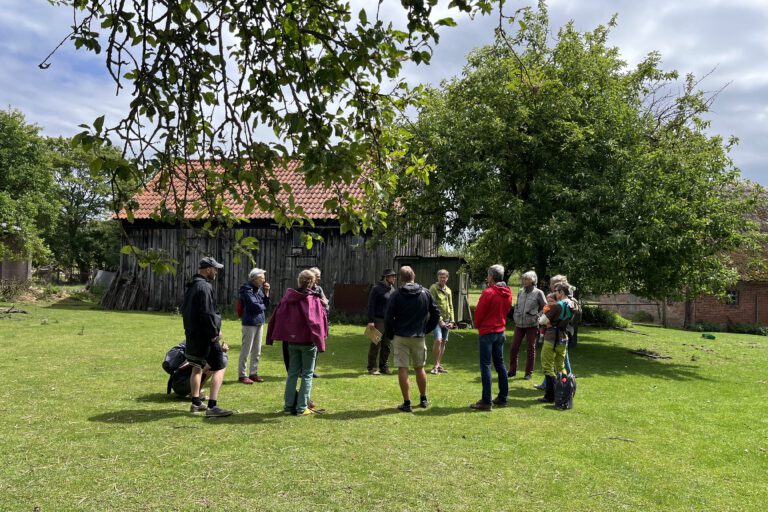 Menschen stehen im Kreis auf einer Wiese, Rund ums WandelGut