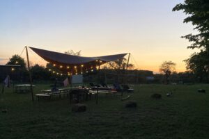 Das Tarp auf der WandelWiese